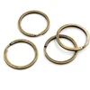 25mm 10pcs/lot Key Ring Key Chain Rhodium Bronze Colors Plated Loop Ring Keychain Keyrings Wholesale ► Photo 3/3