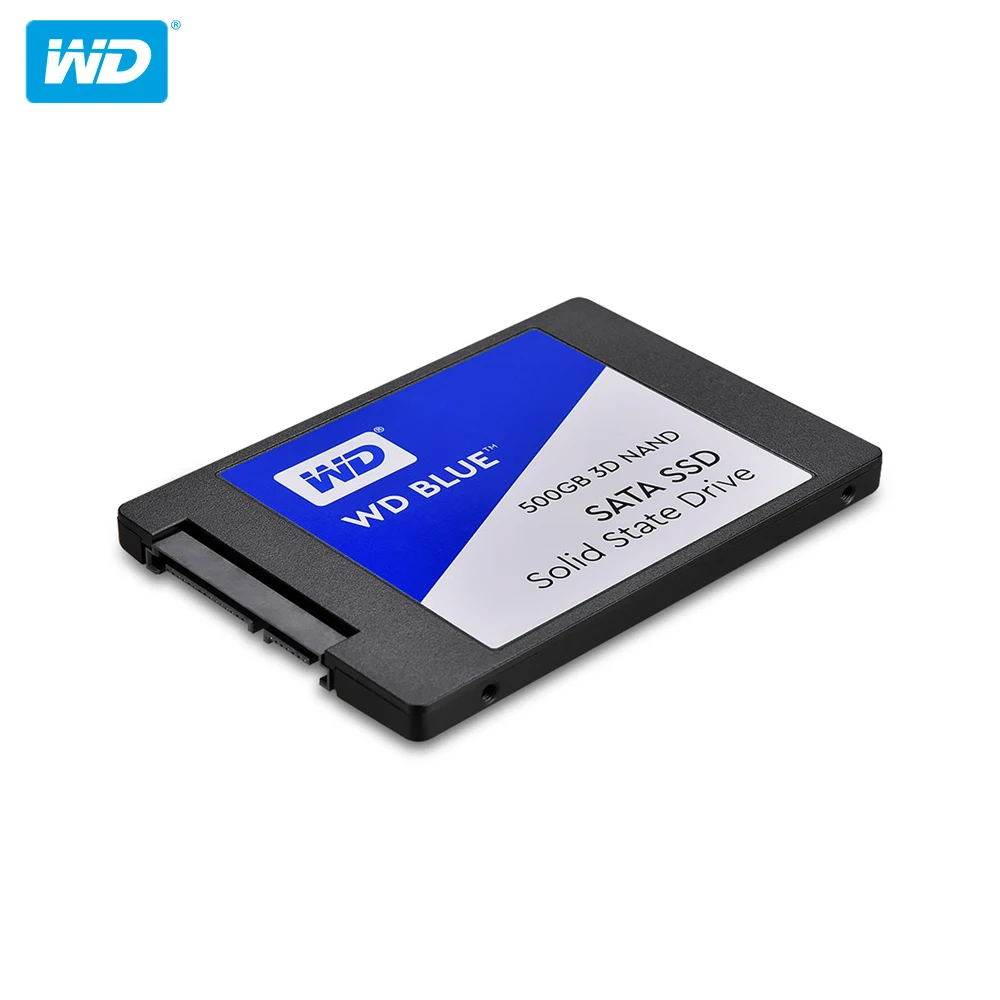 100% Оригинальный Western Digital Blue SSD 250 ГБ 500 SATA 3 2 5 дюймов Внутренний твердотельный