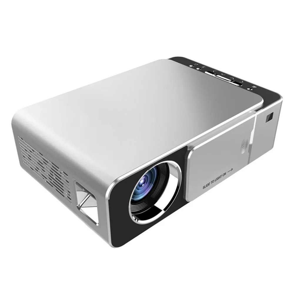Cinema em Casa Projetor Lumens Portátil Hdmi Usb Suporte 4 k 1080p Proyector Beamer t6 Led hd 3500 Mod. 173933 16 T6 led projetor hd 3500 lumens portátil