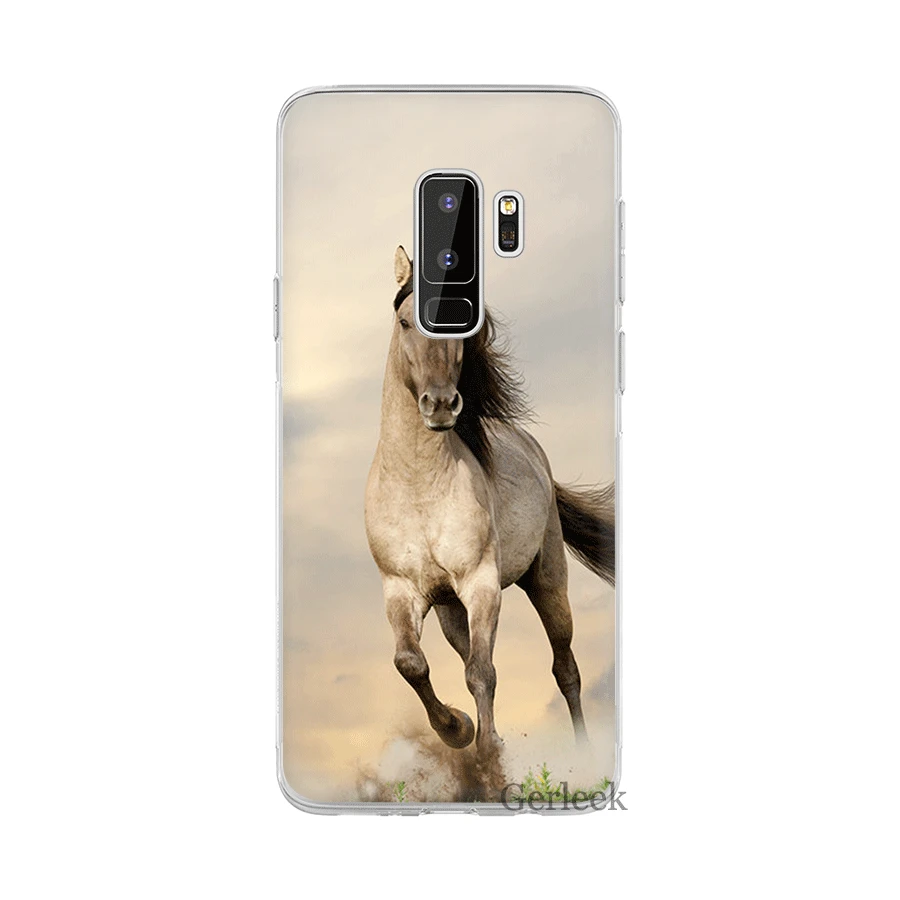 Чехол для телефона из термополиуретана для samsung A5 A6 A7 A8 A9 A10 A20 A30 A40 A50 A60 A70 крышка конь искусства - Цвет: 7
