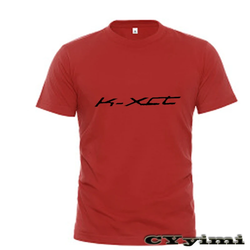 For KYMCO K-XCT 125 300 400  T Shirt Men New LOGO T-shirt 100% Cotton Summer Short Sleeve Round Neck Tees Male