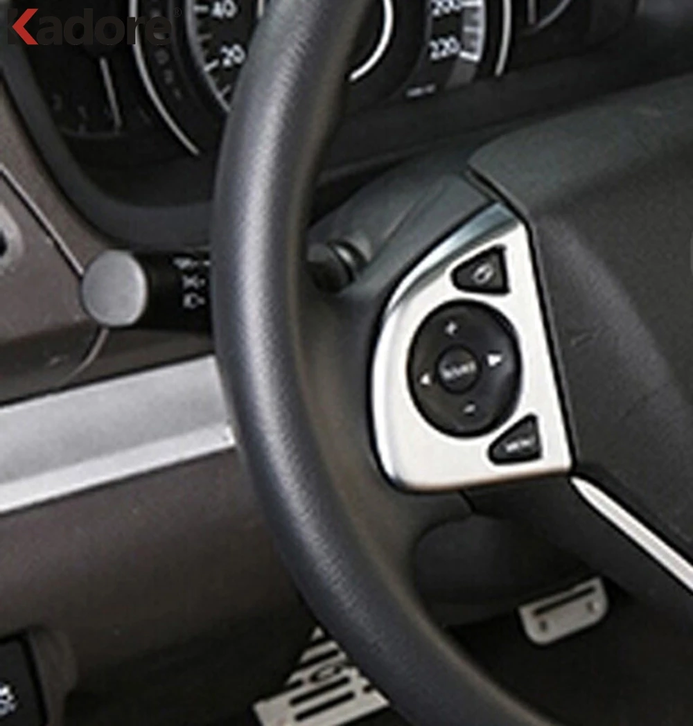 Для Honda CRV C-RV 2012 2013 2014 2015 ABS матовая панель на руль декоративные наклейки