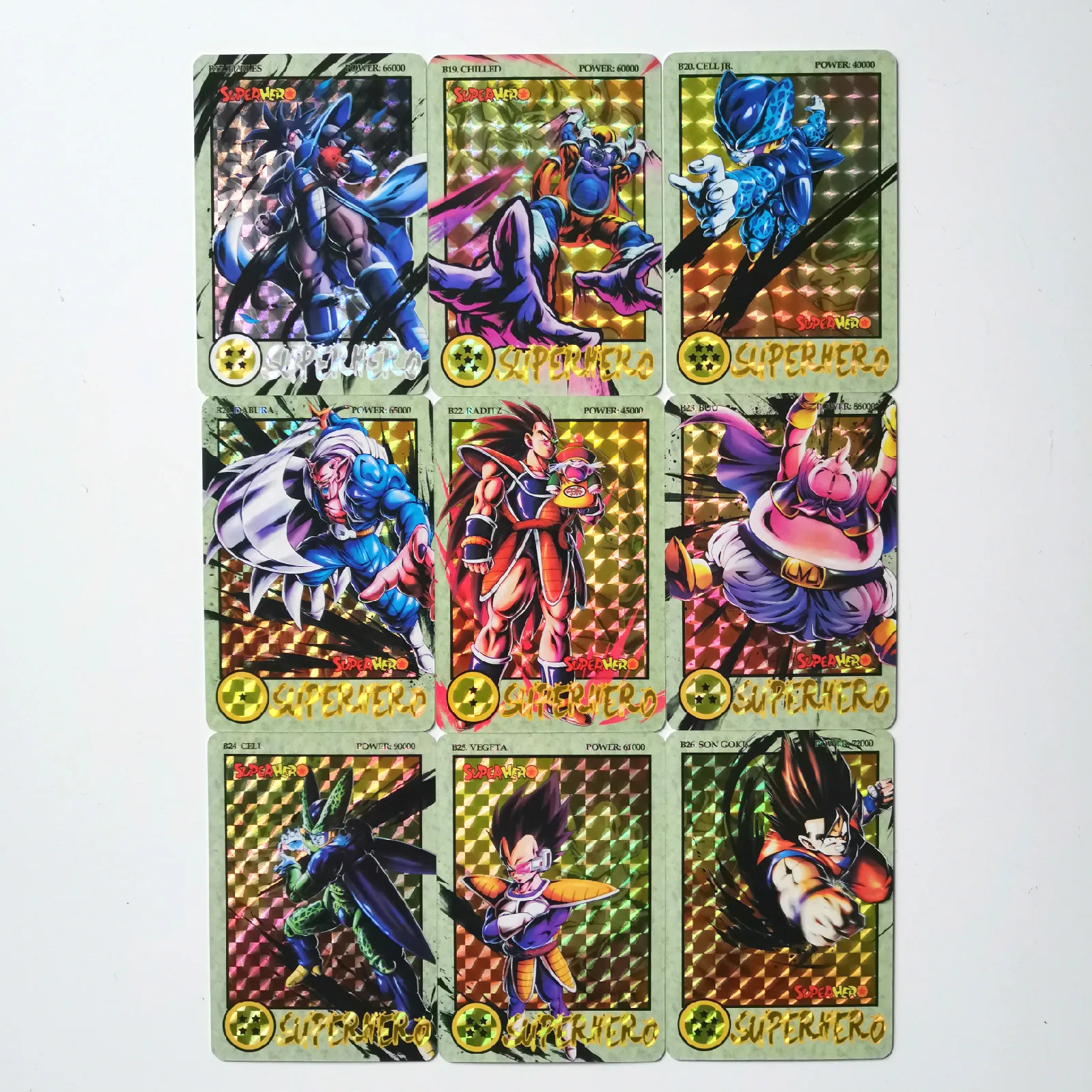 27 шт./компл. супер Dragon Ball Z чернила рельеф герои битва карты Ультра инстинкт Гоку Вегета игровая коллекция карт