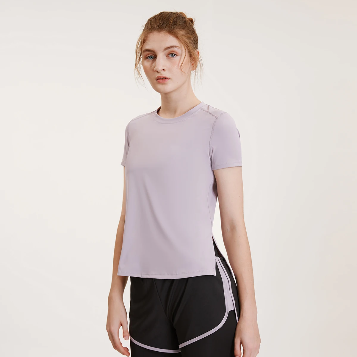Vansydical Summer Fitness Athletic Tops Women Short Sleeved Loose Running Training T-shirt Mesh Yoga Workout Shirts Quick Dry