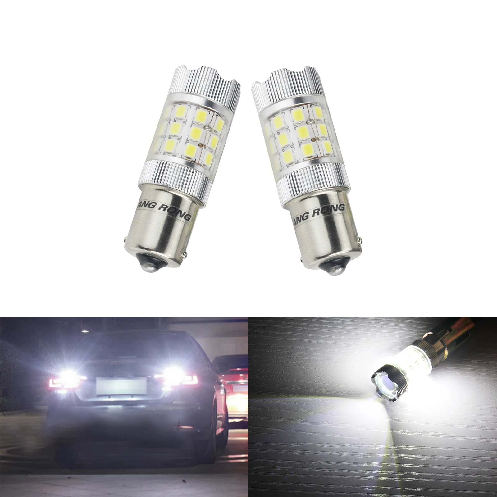 ANGRONG 2x1156 BA15S 382 P21W светодиодный фонарь заднего хода и поворота для парковки 12