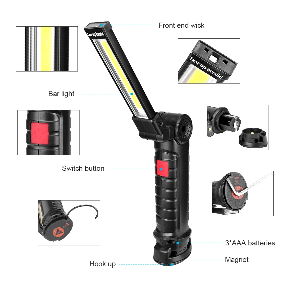 COB-LED-Magnetic-Flashlight-Torch-Outdoor-Portable-Magnet-Hook-Inspection-Lamp-Cordless-Worklight-Flashlight-Lantern-Lamp (1)