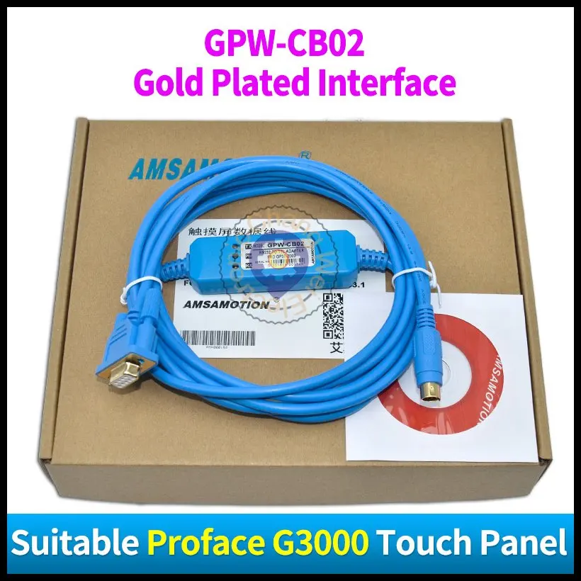 

ЧПУ стандартный кабель связи, подходящий для Proface GP3000, кабель программирования сенсорного экрана ниже, адаптер PLC