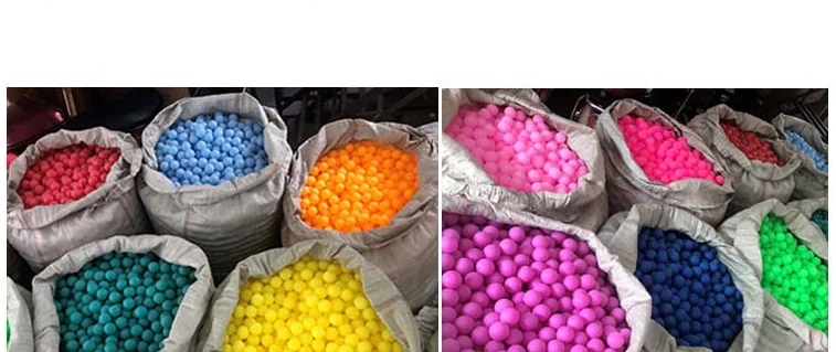 

4 cm seamless matte finish colorful plastic game ping pong ball gaming ping pong ball