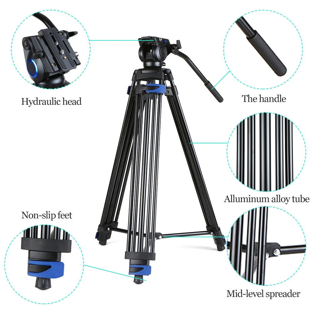 

Professional Camera Tripod Monopod with 360 Panorama Ball Head Quick Release Plate 3-Section Tripod for Camera Nikon Sony DSLR