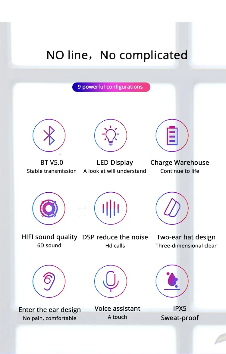 Tws 10 беспроводные наушники, bluetooth наушники, настоящие наушники-вкладыши, игровая гарнитура, чехол с шумоподавлением, hands free