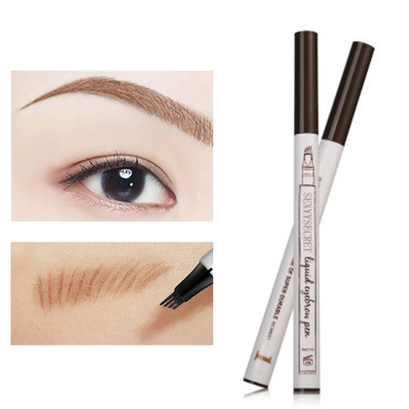 04 Microblading, ручка для бровей, водостойкая, вилка, кончик для бровей, карандаш для татуировки, долговечный, профессиональный, тонкий, для эскиза, жидкий, для бровей, TSLM1 - Цвет: 04