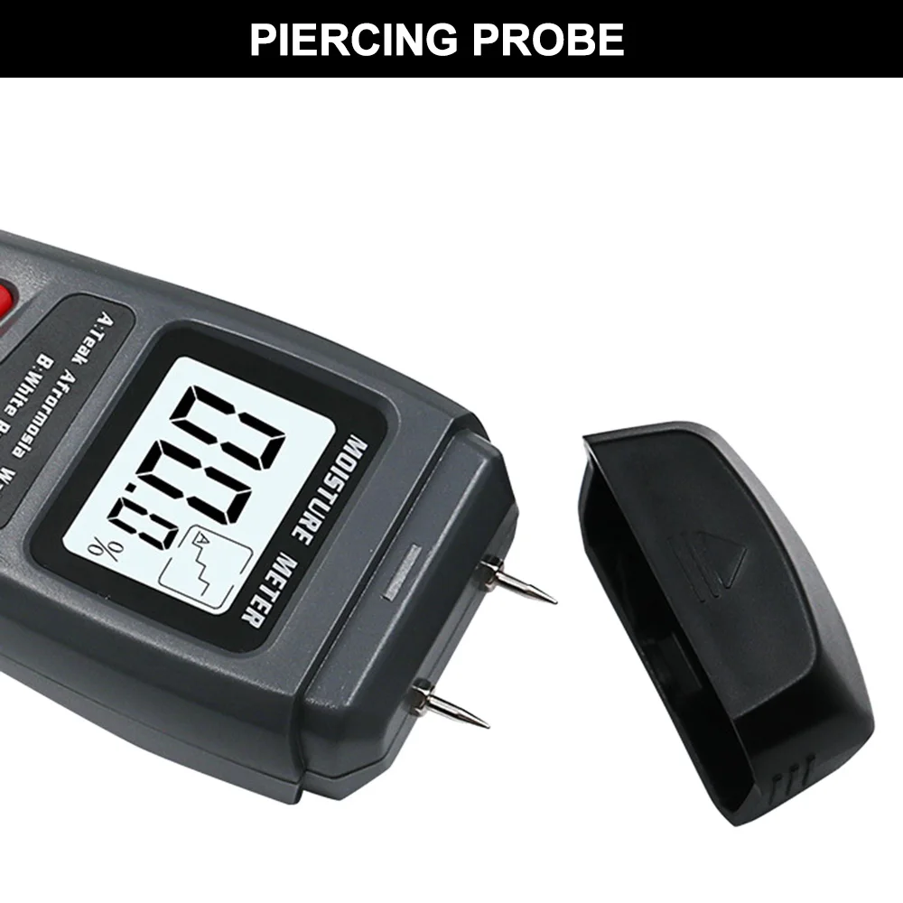 Ручной ЖК цифровой измеритель влажности древесины портативный тестер детектор