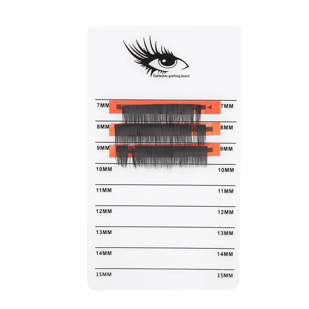 

Acrylic Grafting Eyelashes Board Extension Tabs Stand Tray Storage Display Box Durable Display Box with Printed Tick Easy to