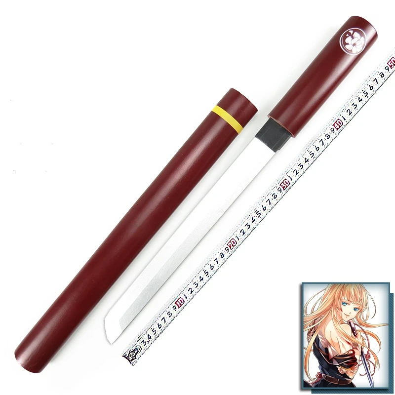 Touken Ranbu онлайн мидара тусироу реквизит деревянный меч короткий клинок сценический реквизит игровой персонаж косплей Катана