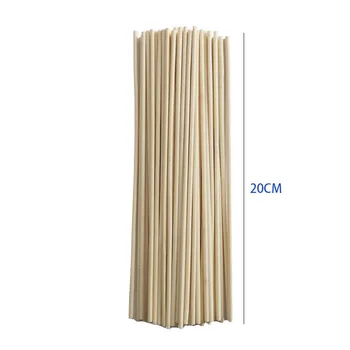 

50Pcs Individual sticks Bamboo Garden Plant Support Gardening 30cm tall