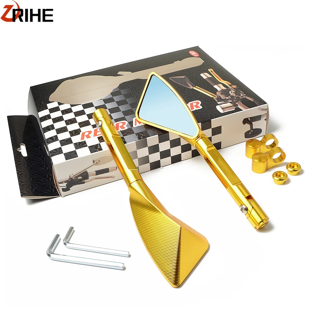 Универсальное мотоциклетное зеркало заднего вида, мотоциклетные боковые зеркала с ЧПУ Aluninum для YAMAHA Vmax1200 mt 03 ybr125 Tmax tmax 530 nmax 125