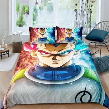 

Comic Dragon Ball Bedding Set Bedroom Decor Kids Gift Hypoallergenic Quilt Cover 1PC Duvet Cover with Pillowcase Dropship