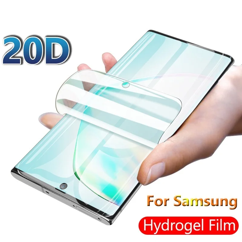 Защитная пленка для Samsung Galaxy Note 10 9 8 A6 A8 Plus a9 A7 2018 Гидрогелевая мягкая S7 EDGE A5 2017 не