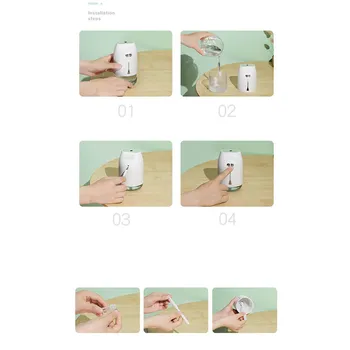 

USB Mute Car Humidifier Office Humidifier LED Colorful Light Humidifier Green Pink White Humidifier Suppile