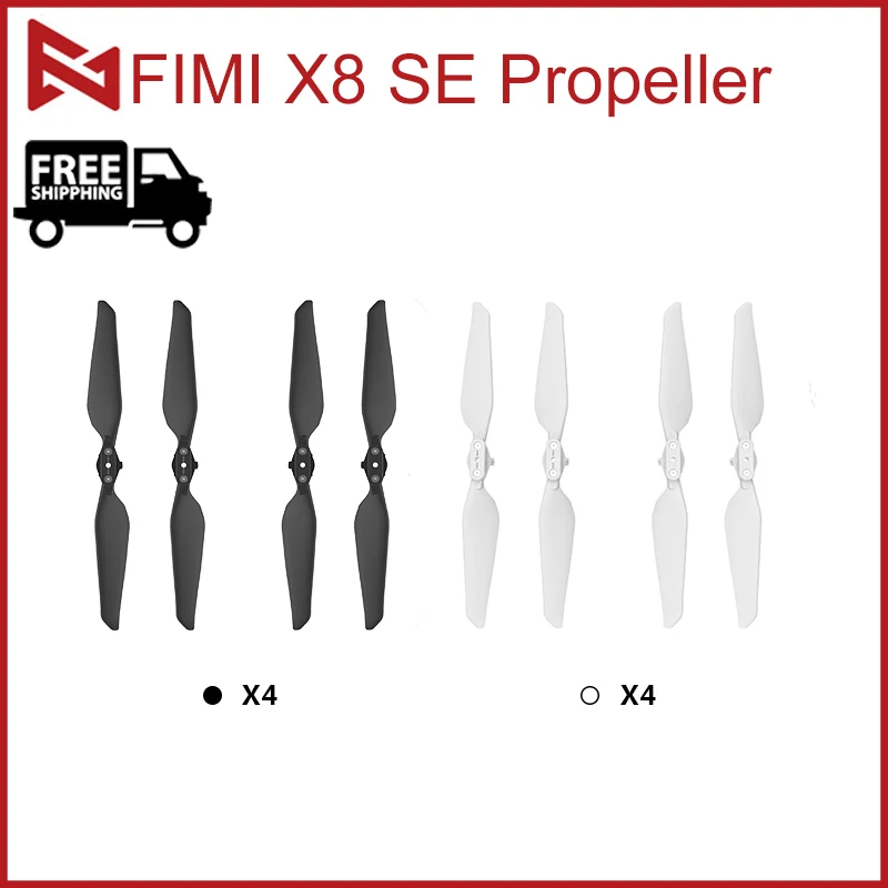 FIMI X8 SE 2020 оригинальный пропеллер 4 шт. FIMI x8se Радиоуправляемый квадрокоптер запасные части быстросъемные складные пропеллеры для Xiaomi Fimi - изображение
