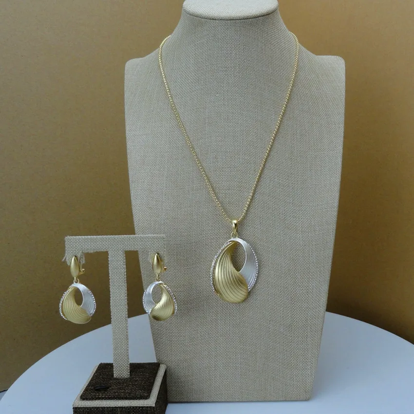 

Yuminglai 2019 Simple Design Rhinestone African Plated Gold and Jewelry Sets Dubai Luxury Jewelry Sets for Women FHK6847
