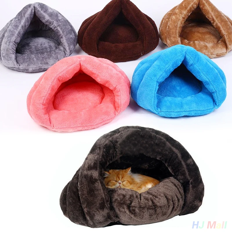Pet Kitten Cat Dog Puppy Winter Warm Sleeping Mat Cave House Igloo Nest