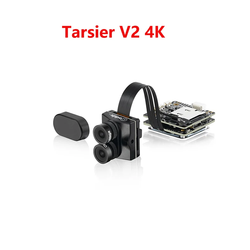 Caddx Tarsier V2 4K 30fps 1200TVL WiFi Мини FPV камера с ND фильтром 128G карта памяти для радиоуправляемого гоночного дрона квадрокоптера - Color: VTX V2 Black