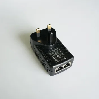 

UK plug, POE power adapter, Input AC 100-240V,Output DC24V 1A for HIKVISION Video Intercom for DS-KV8102-IM DS-KH8301-WT