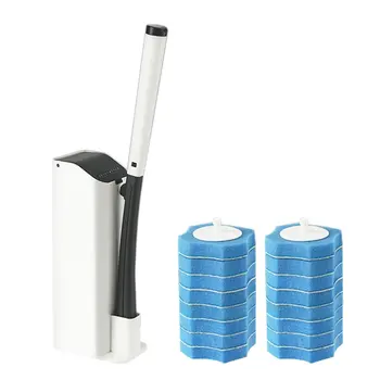 

24 pcs Replacement cleaning brush for disposable Toilet Cleaner Replacement Head Easy Cleanse Replacement For Household