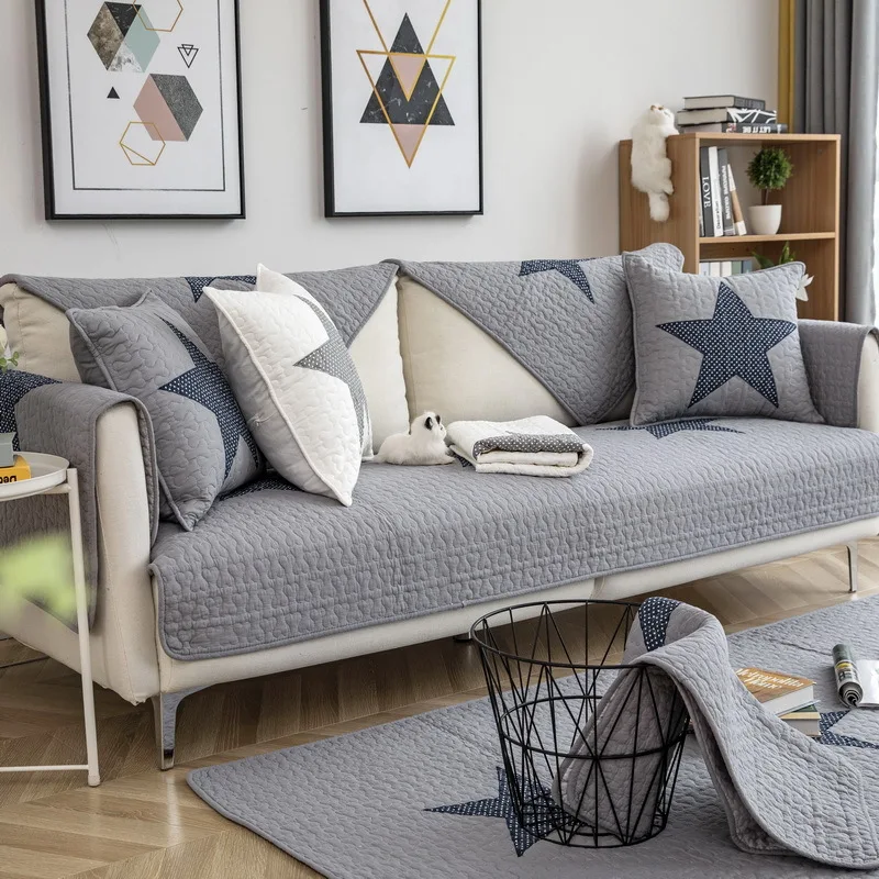 Промоакция 2021 новый простой чехол для дивана нескользящий съемный Хлопковый с