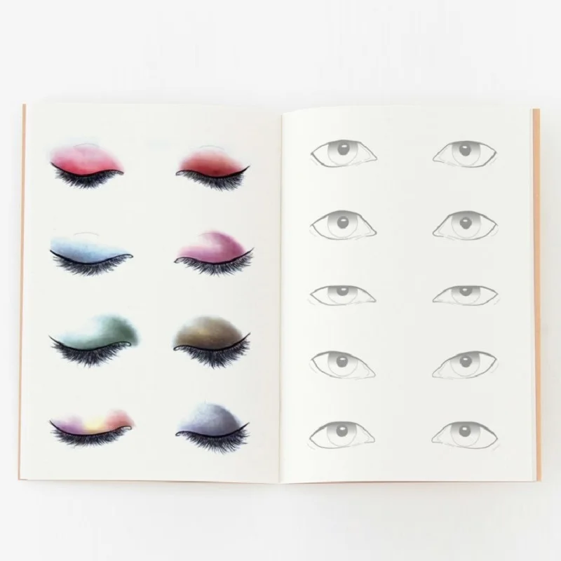 A4 Eye Chart Makeup Artist Exercise Book Foor Students And Hobbyists Notebook AliExpress