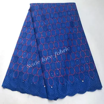 

FolaSade New Style African Nigerian Embroidered Lace Fabric Fashionable Africa Cotton Lace Swiss Voile Lace In Switzerland Wo228