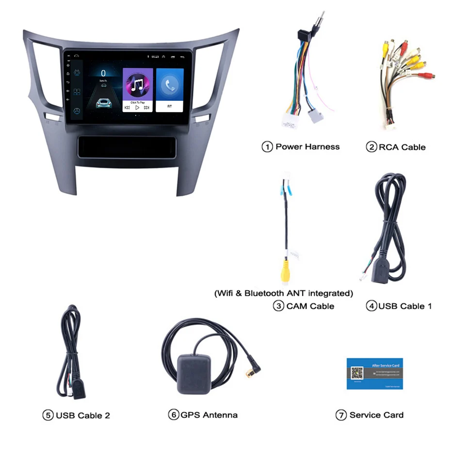 Для Subaru Outback 2009- Автомобильный Радио Мультимедиа Видео плеер навигация gps Android 8,1 аксессуары SWC BT wifi седан без dvd