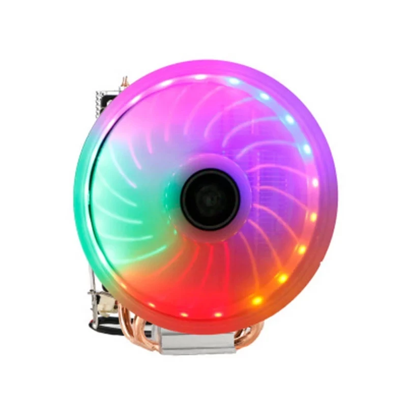 3Pin 4 Heatpipe PC Cooling Fan RGB LED CPU Cooler Heatsink for LGA/775/115X/1366/AM4/AM3/AM2+/AM2/2011/2011-3 Support X99 X79 | Компьютеры