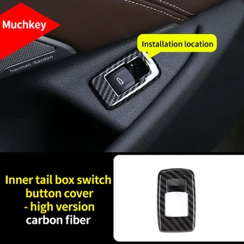 

Tail Box Switch Button For Bmw Carbon Fiber New 2018-2019 1pc Trim 5 Series High Allocation Holding