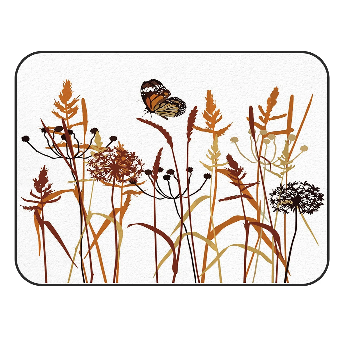 CHARMHOME мягкий ковер Противоскользящий ковер Одуванчик и ковер с бабочками для гостиной коврик для спальни украшения дома аксессуары