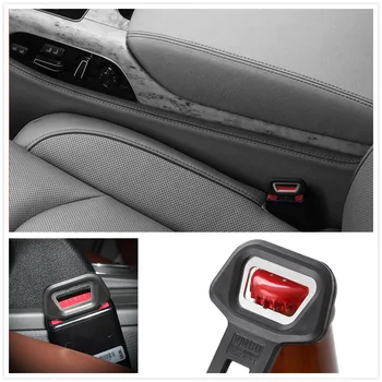 

1 Pcs/lot Universal Metal Safety car Seat Belt Buckles Clip Bottle Opener Vehicle-mounted Bottle Opener Dual-use car Styling