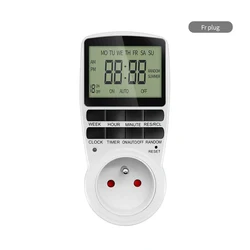 Universal Electronic Programmable Timer Switch with Multi - Plug Options (FR Type)