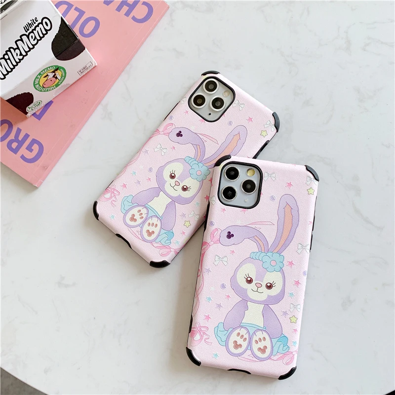 Мягкий силиконовый чехол s с мультяшным кроликом для iphone 11Pro xs max xr милый глянцевый чехол для телефона 11 6 для iphone 6s 7 8plus 7plus 8 6 11