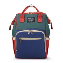 Mochila para pañales de 43x27x20CM, bolso de maternidad de gran capacidad, portátil, multifunción, impermeable, informal, de viaje