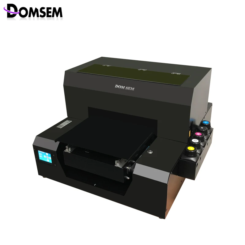 DOMSEM цифровой A3 размер УФ принтер новейшие принтеры с EPSON 1390 печатающая головка для кожи стеклянная крышка чехол для телефона печать