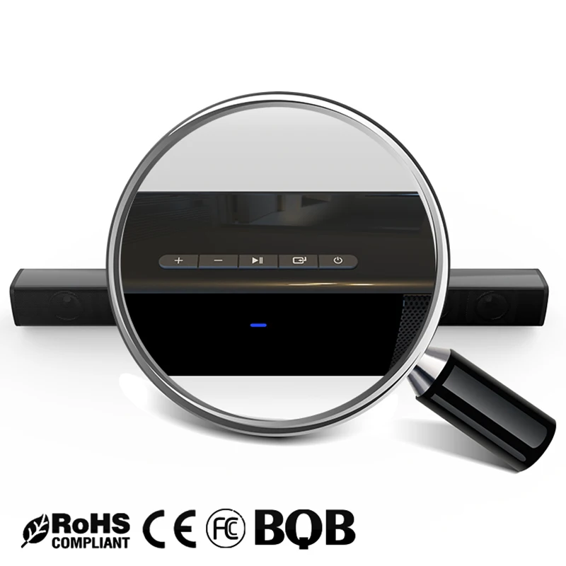 Беспроводная bluetooth звуковая панель BS 28 20 Вт HiFi объемный 3D стерео сабвуфер для ТВ