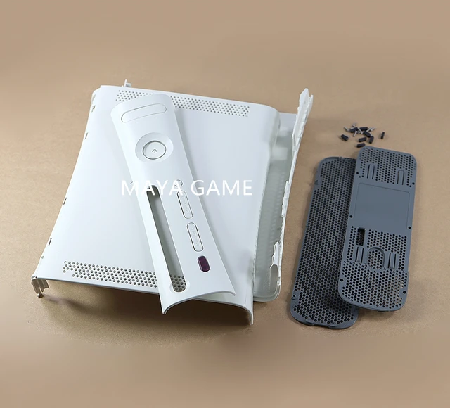 5sets Full Housing Case For XBOX360 Fat Console Black White Color For XBOX  360 Fat Console