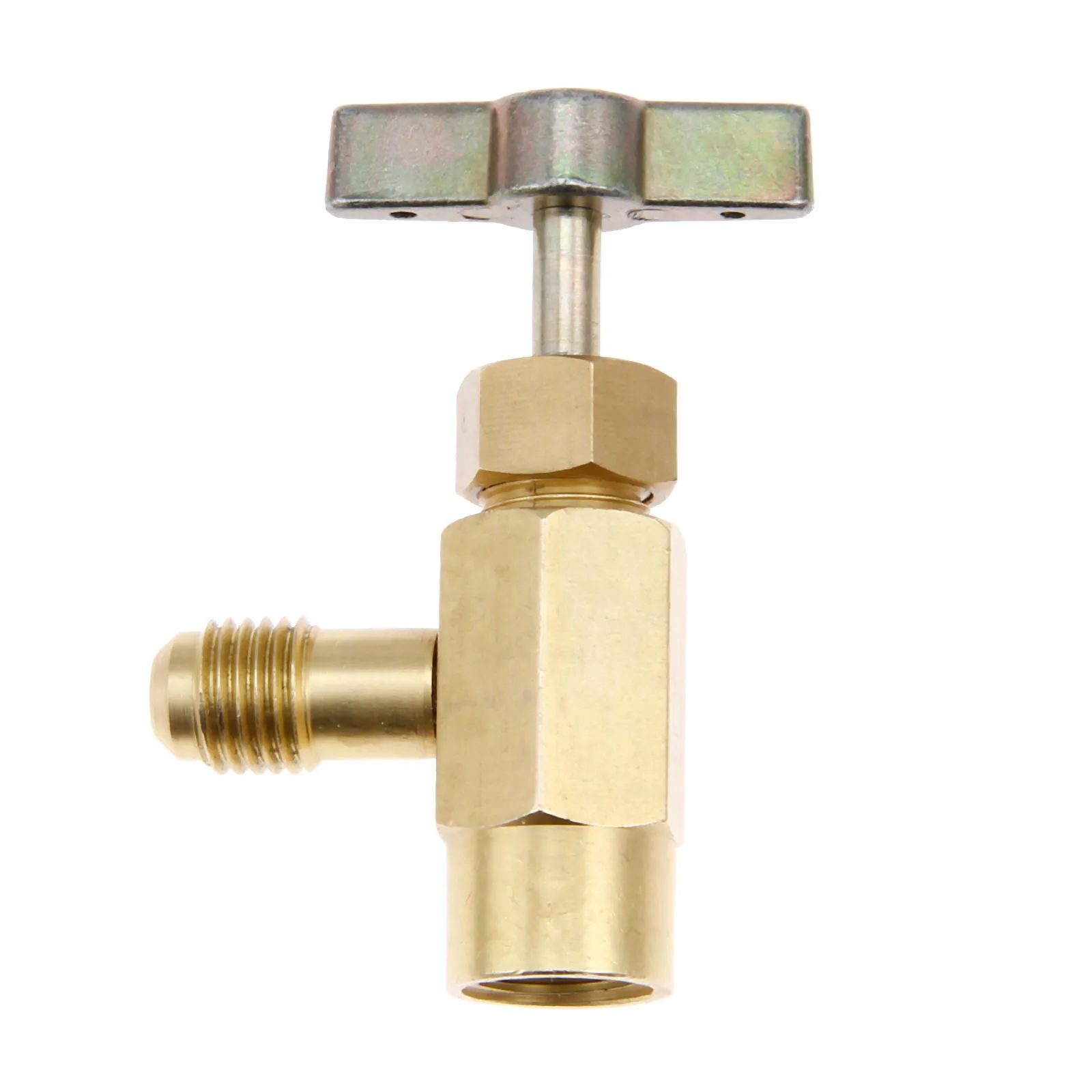 Yetaha 1/4 &quotРезьбовой Адаптер R-1234yf для R12 R22 шланговый клапан имеет 1/2&quot ACME LH