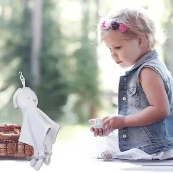 

1pc Durable Soft Cute Safe Comforting Doll Soothing Towel Baby Plush Toy Sleeping Towel