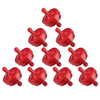 

10Pcs/set Fuel Filter 1/4\" Mower Inline For 298090 298090S Replacement