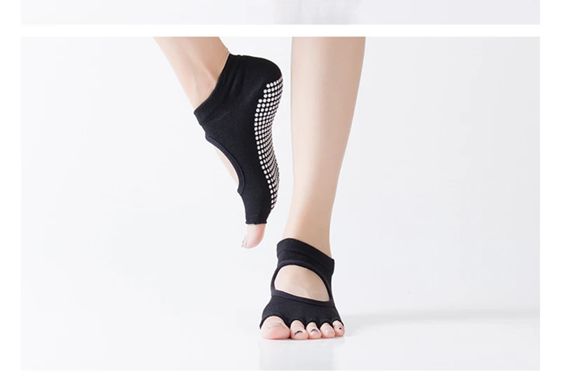 露趾露背瑜伽袜_18