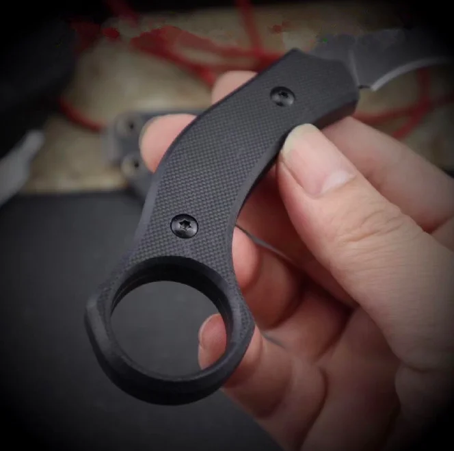 Бомбардировщик karambit коготь тактический самообороны складной edc нож Походный нож охотничьи ножи Рождественский подарок a2935