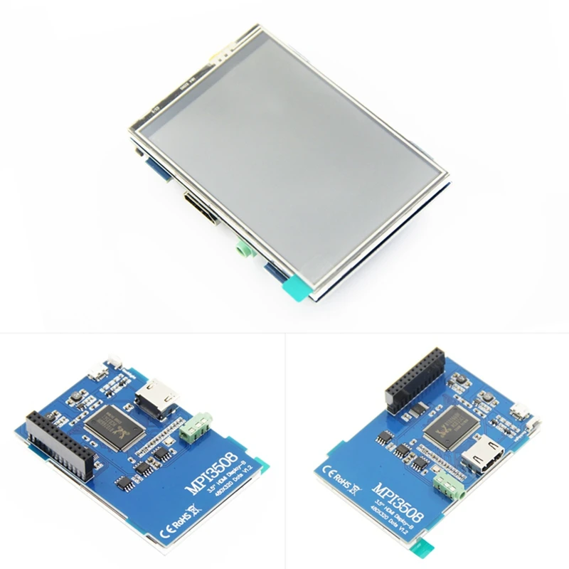 Горячее предложение 3c-3.5-дюймовый ЖК HDMI пресс-экран дисплей TFT ЖК-панель модуль 480x320 для Raspberry Pi 4B Raspberry Pi 3 Model B/B