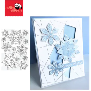 

SNOWFLAKES Metal Cutting Dies and Stamps Stencil for DIY Scrapbooking Album Embossing Paper Cards Deco Crafts Die Cuts